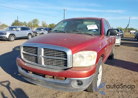 2007 Dodge Ram 1500 Slt from USA, damaged, VIN 1D7HA18207S238091
